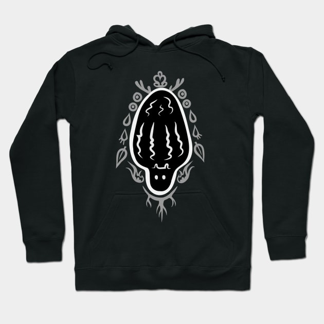 Mushroom Nature Spirit "Morel Guardian" Hoodie by Boreal-Witch